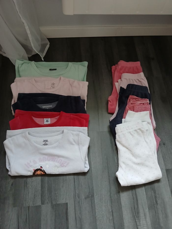 Lot de 5 pyjamas fille 3 ans