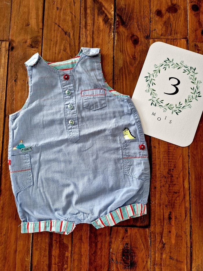 Salopette légère Sergent Major 3 mois