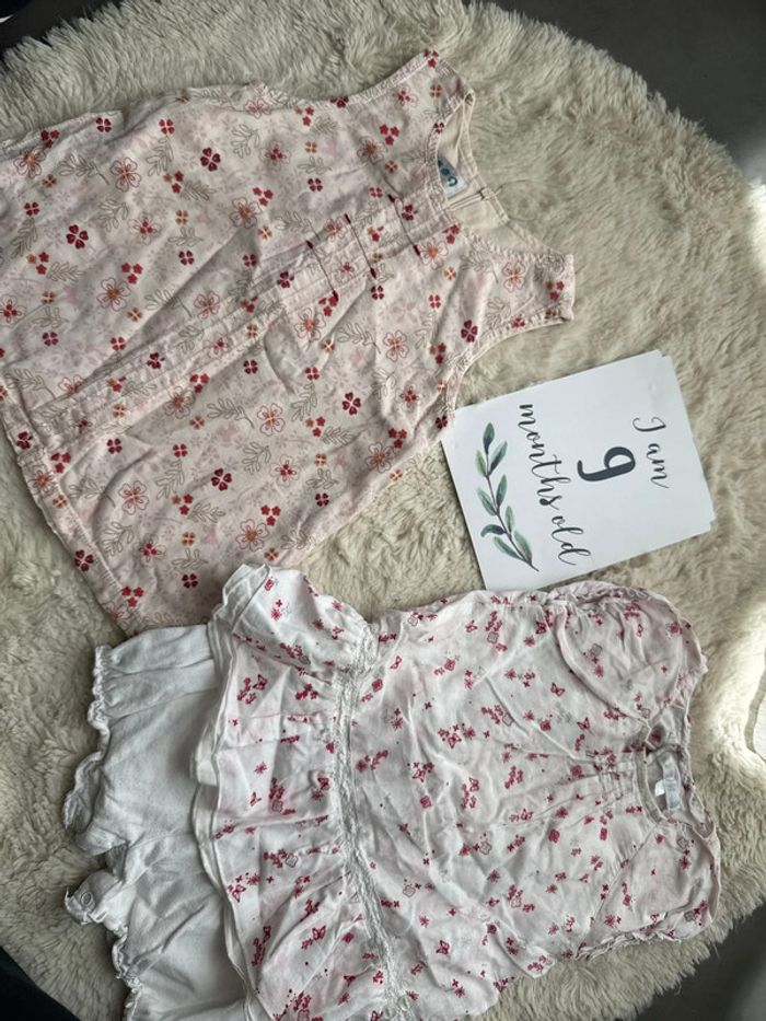 Robe Combi short kitchoun et robe la redoute 9 mois