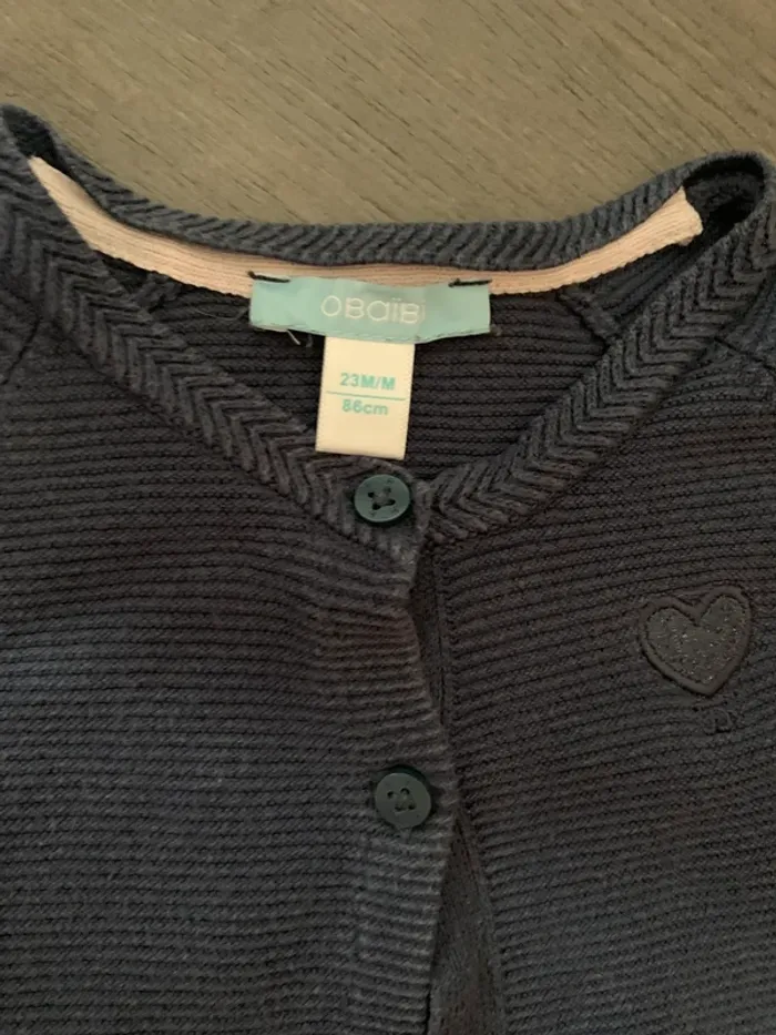 Gillet obaibi 23 mois bleu - photo numéro 2