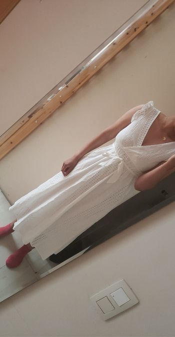 Robe blanche longue