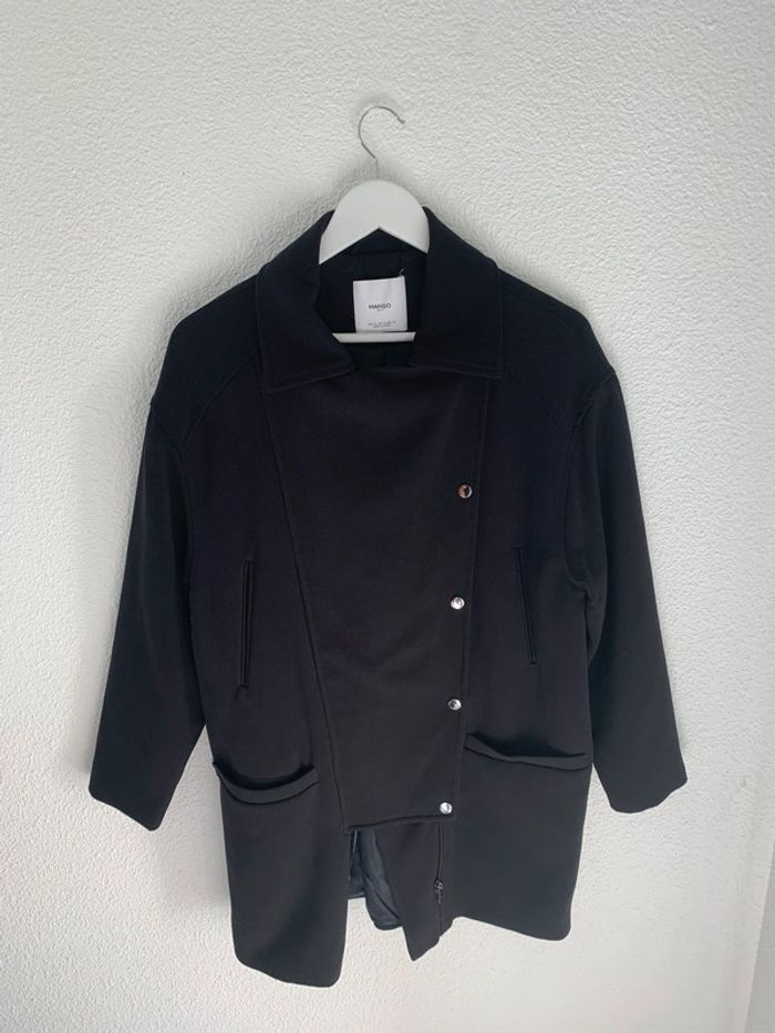 Manteau noir Mango - photo numéro 4