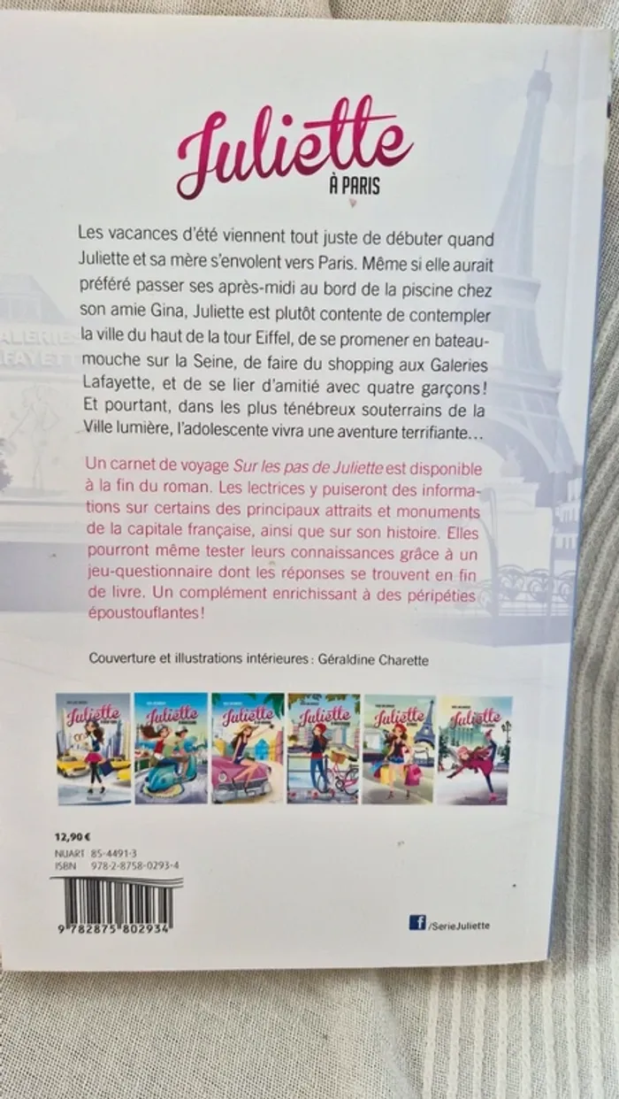 Livre  Juliette à Paris de rose line brasset - photo numéro 5