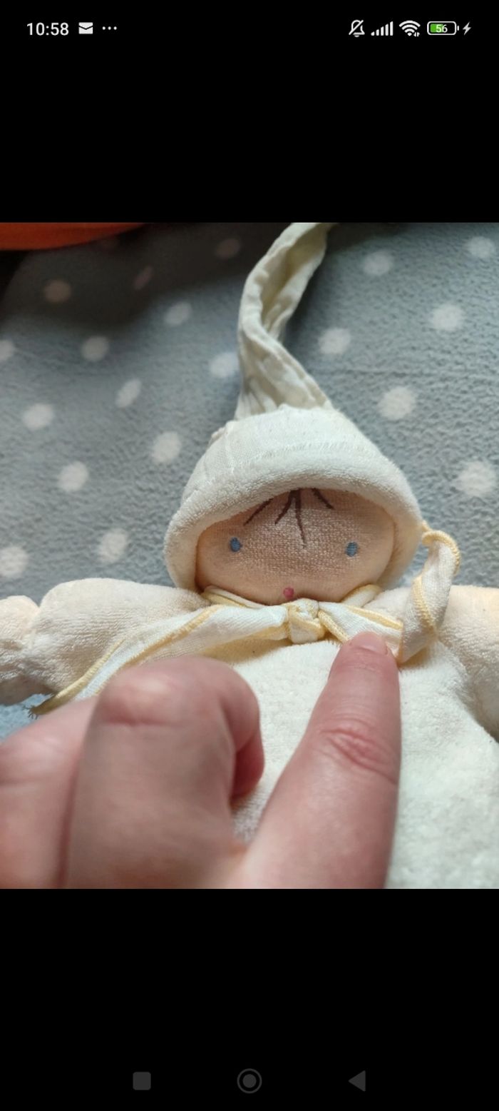Doudou lutin vintage nounous - photo numéro 2