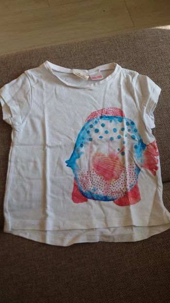 Tee shirt poisson Zara