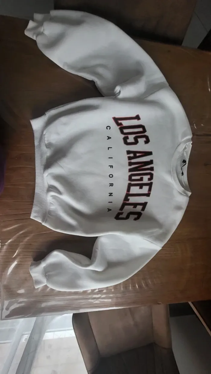 Sweat Los Angeles xs blanc