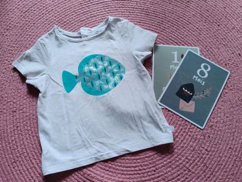 T-shirt manches courtes Obaïbi 18 mois