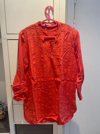 Tunique 3/4 orange Camaïeu