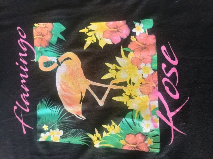 T-shirt flamand rose 46/48 - photo numéro 2