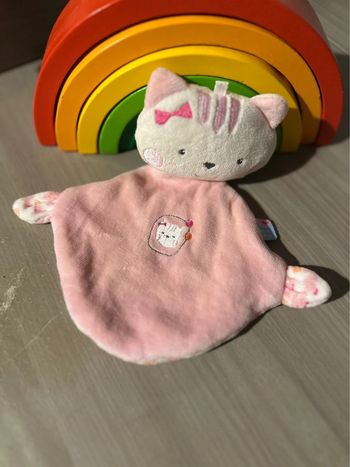 Doudou chat sucre d’orge