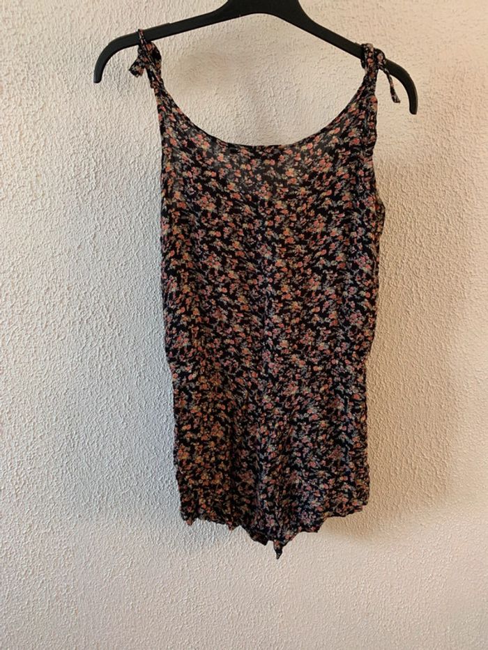 Combi short à fleurs taille S - photo numéro 2