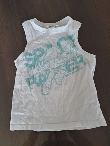 Tshirt 8 ans sans manche buzz l'éclair