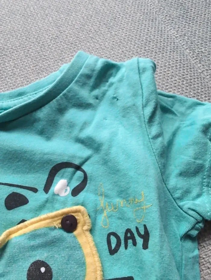 Lot 4 t-shirt manche courte 9 mois - photo numéro 6