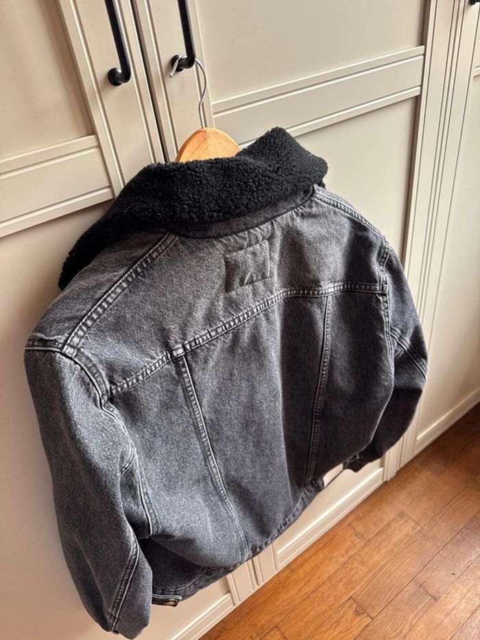 Veste en jean col sherpa Maje - photo numéro 7