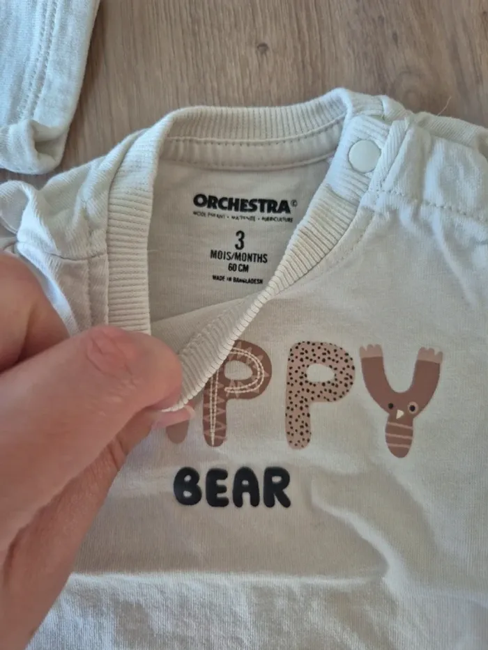 Lot tee-shirt 3 mois - photo numéro 4