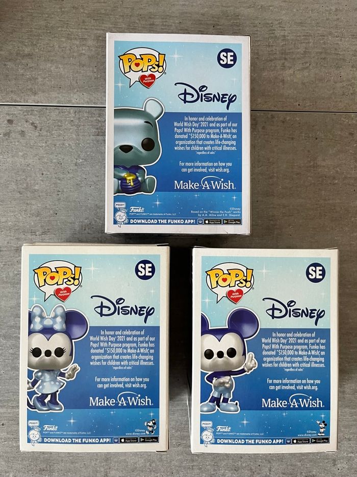 Lot 3 figurines Funko pop édition SE Disney - photo numéro 5