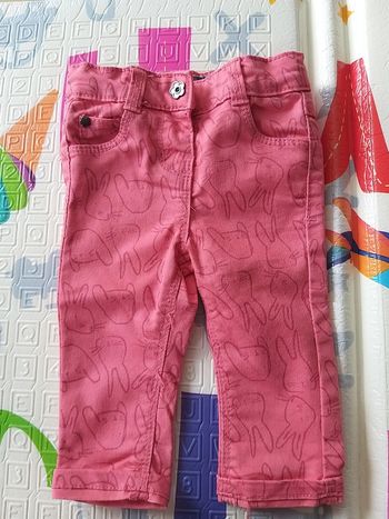 Pantalon jeans rose