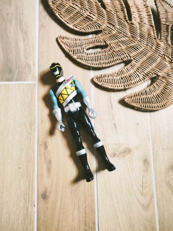 🙅 Power rangers Dino charge- Figurine 30cm du ranger bleu - marque Bandai