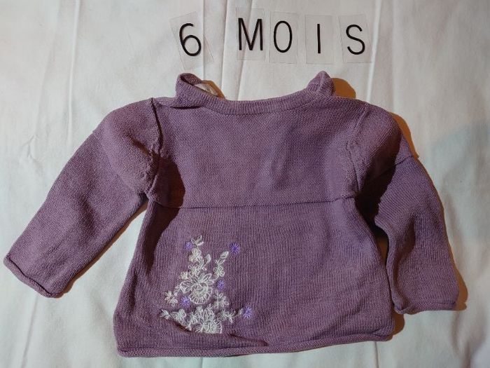 pull violet 6 mois