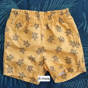 Maillot de bain jaune tortues