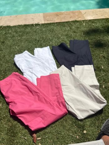 4 Pantalons  léger Rosso 35 taille 38