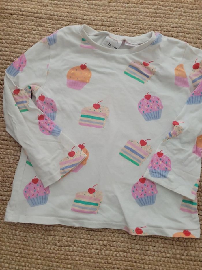 T-shirt manches longues 3-4 ans