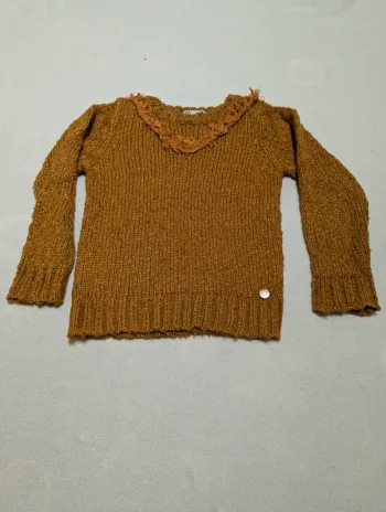 Pull moutarde Creeks 5 ans