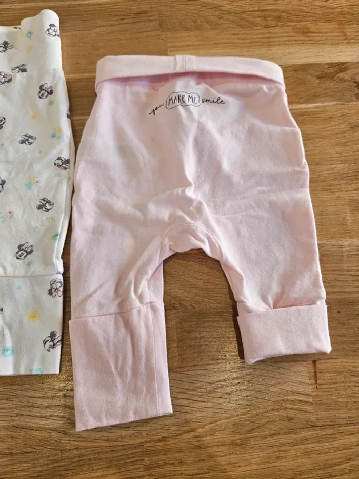 Lot de 2 leggings 0 1 mois - photo numéro 5