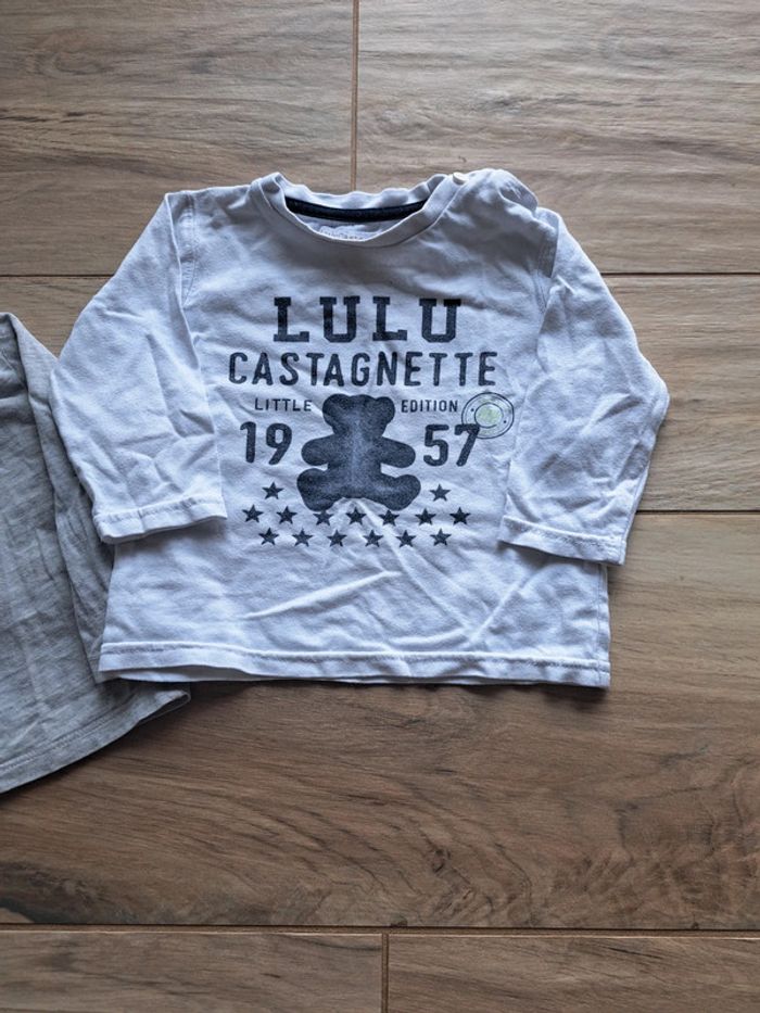 Lot de 5 tee shirts manche longue Lulu castagnette - photo numéro 4