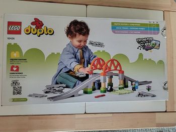 Lego Duplo 10426 Set d'extension : Les rails et le pont du train