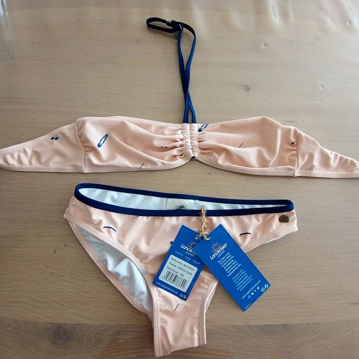Maillot de bain 2 pièces 16 ans longboard neuf avec étiquette