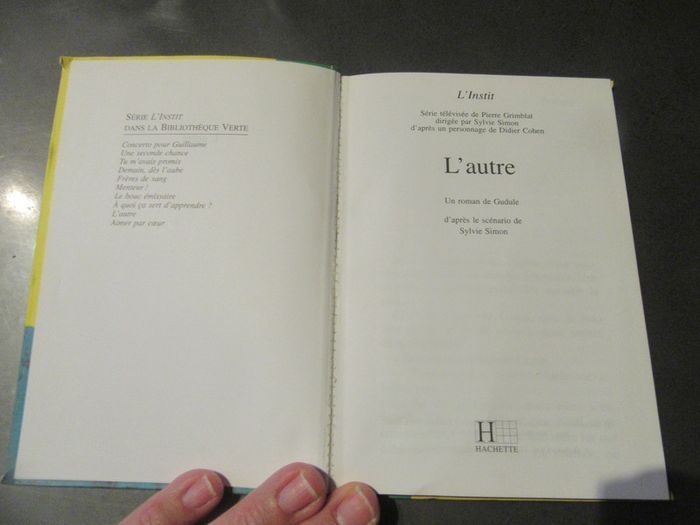 Livre "L'instit" L'autre Bibliothèque verte - photo numéro 5