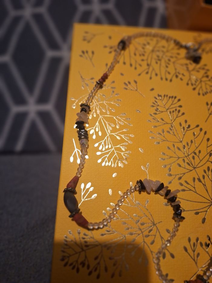 Collier sautoir en pierres naturelles - photo numéro 4