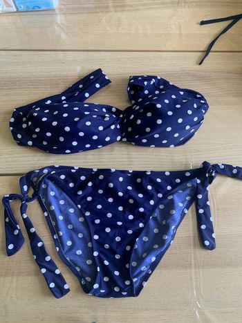 Ensemble maillot de bain Bandeau Marine | Taille L