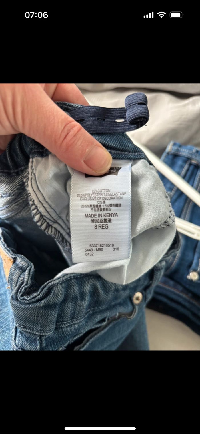Jeans levi’s taille 8 ans - photo numéro 4