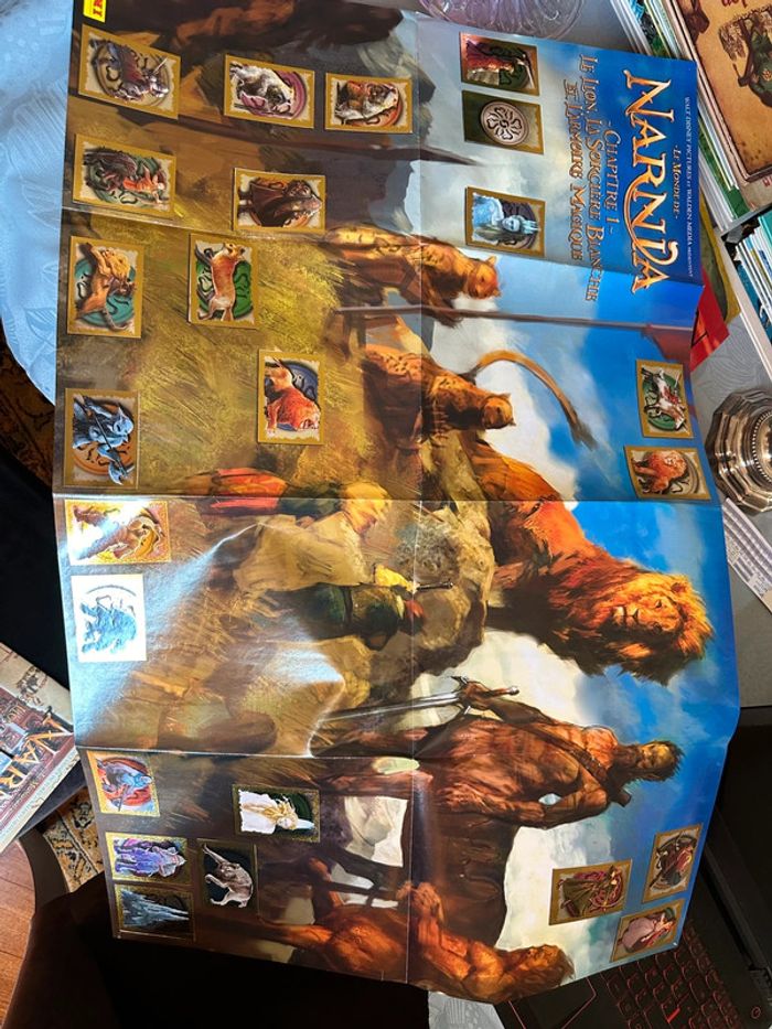 Album Panini complet ancien vintage Le Monde de Narnia Chapitre 1 Aslan stickers autocollants - photo numéro 10