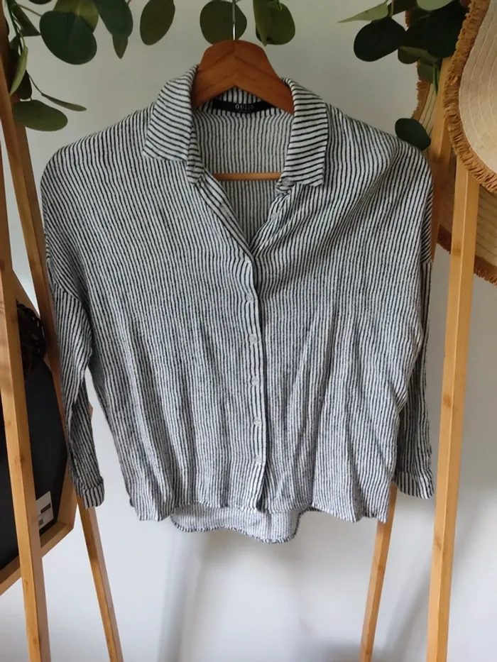 Chemise manches 3/4 oversize XS/34