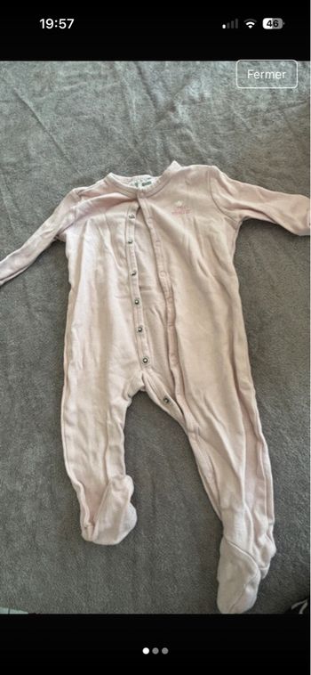 Pyjamas ouverture devant 