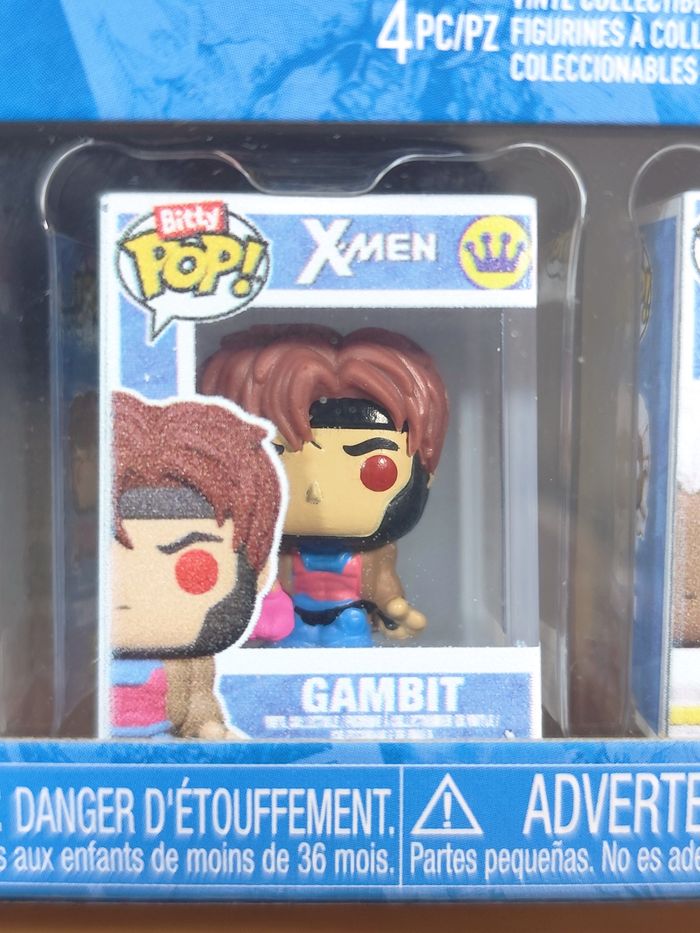 Boîte Funko Bitty Pop! X-Men - Pack de 4 Figurines (Rogue, Gambit...) - photo numéro 4