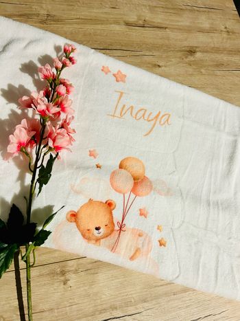 Couverture bébé personnalisée