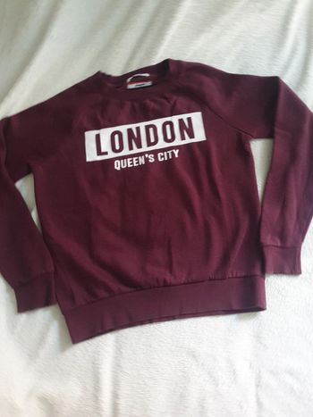 Sweat bordeau marque Jennyfer taille XS