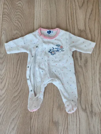 Pyjama en velours  naissance