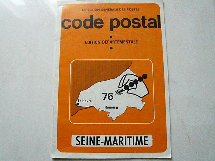 Livre Code postal Seine-Maritime