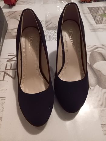 Escarpins velours  noirs