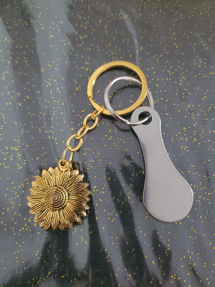 Porte clé avec son jeton de caddiy - photo numéro 8