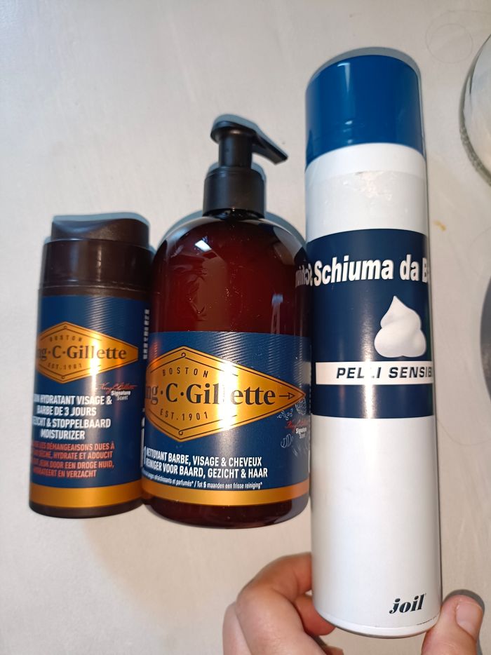 Ensemble de 3 soins rasage pour homme