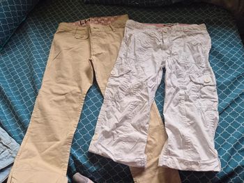 Lot pantacourt + pantalon 3/4