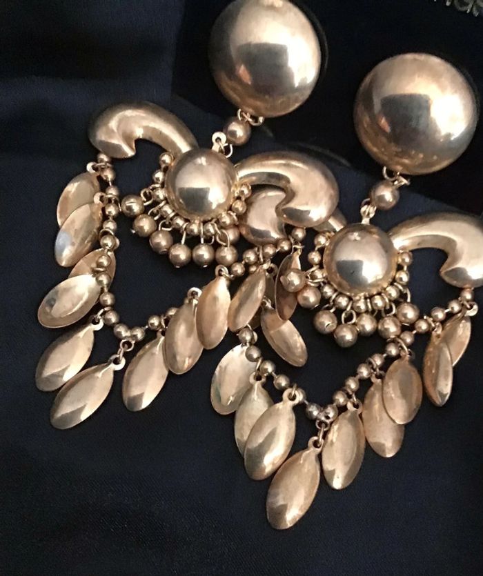 Magnifiques clips vintage couture - photo numéro 2