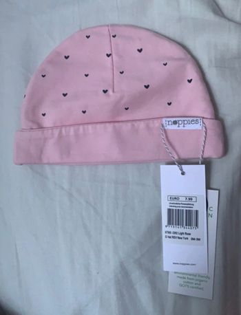 Bonnet coeur naissance / 1 mois