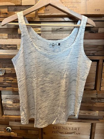 Débardeur femme gris chiné